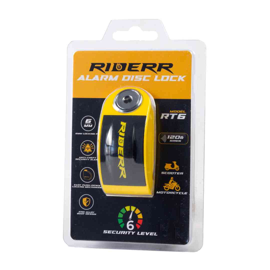RIDERR RT6 alarmna disk brava žuta