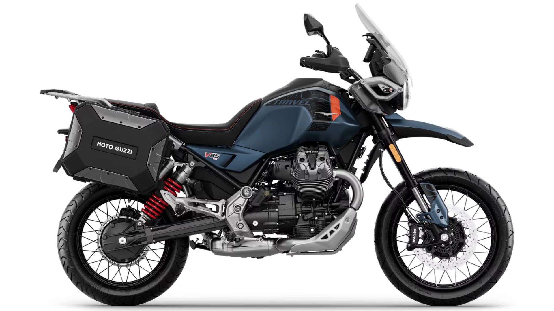 Moto Guzzi V85 TT Travel adventure touring motocikel