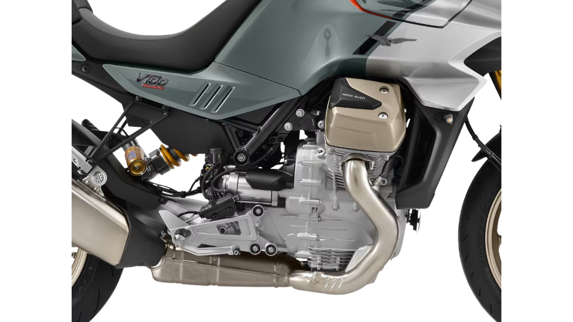 Moto Guzzi V100 Mandello S Öhlins Smart EC 2.0 vzmetenje