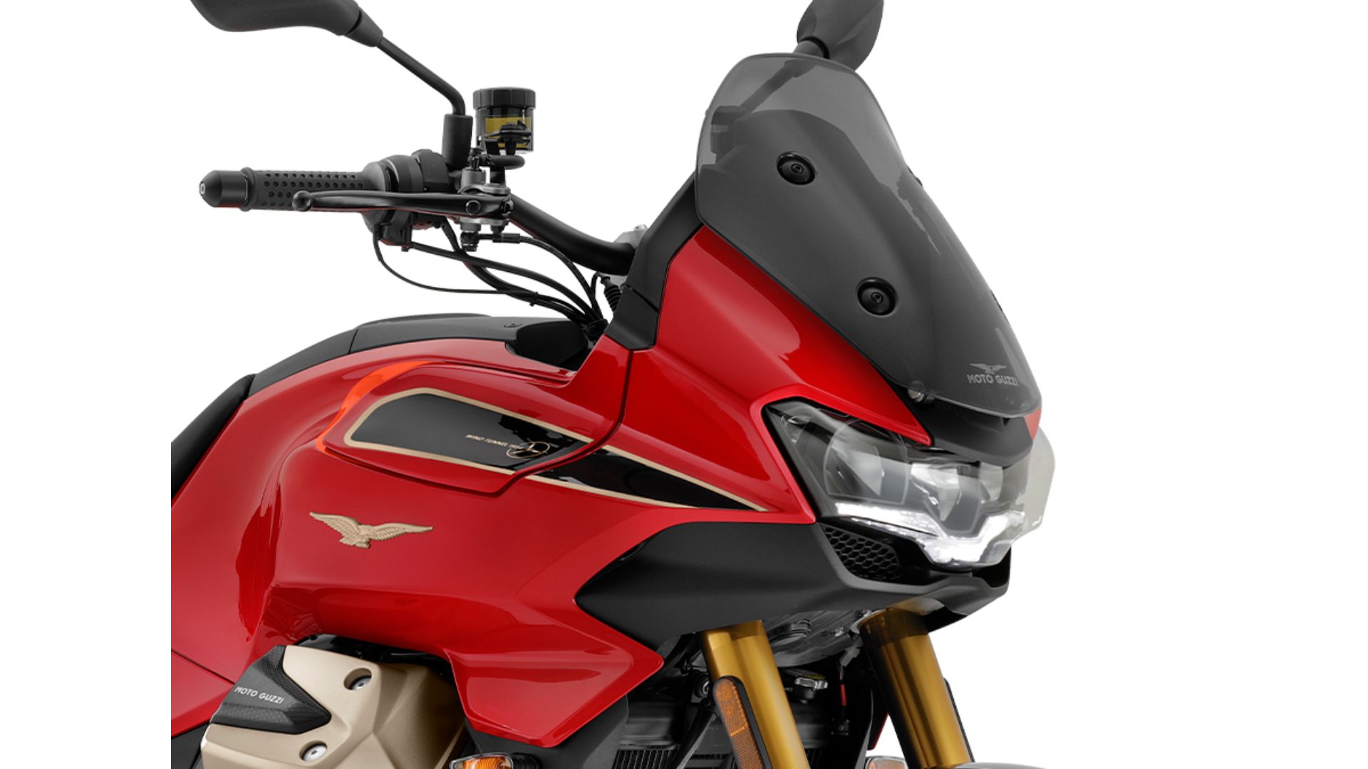 Moto Guzzi V100 Mandello Wind Tunnel z vzmetenjem Öhlins Smart EC 2.0
