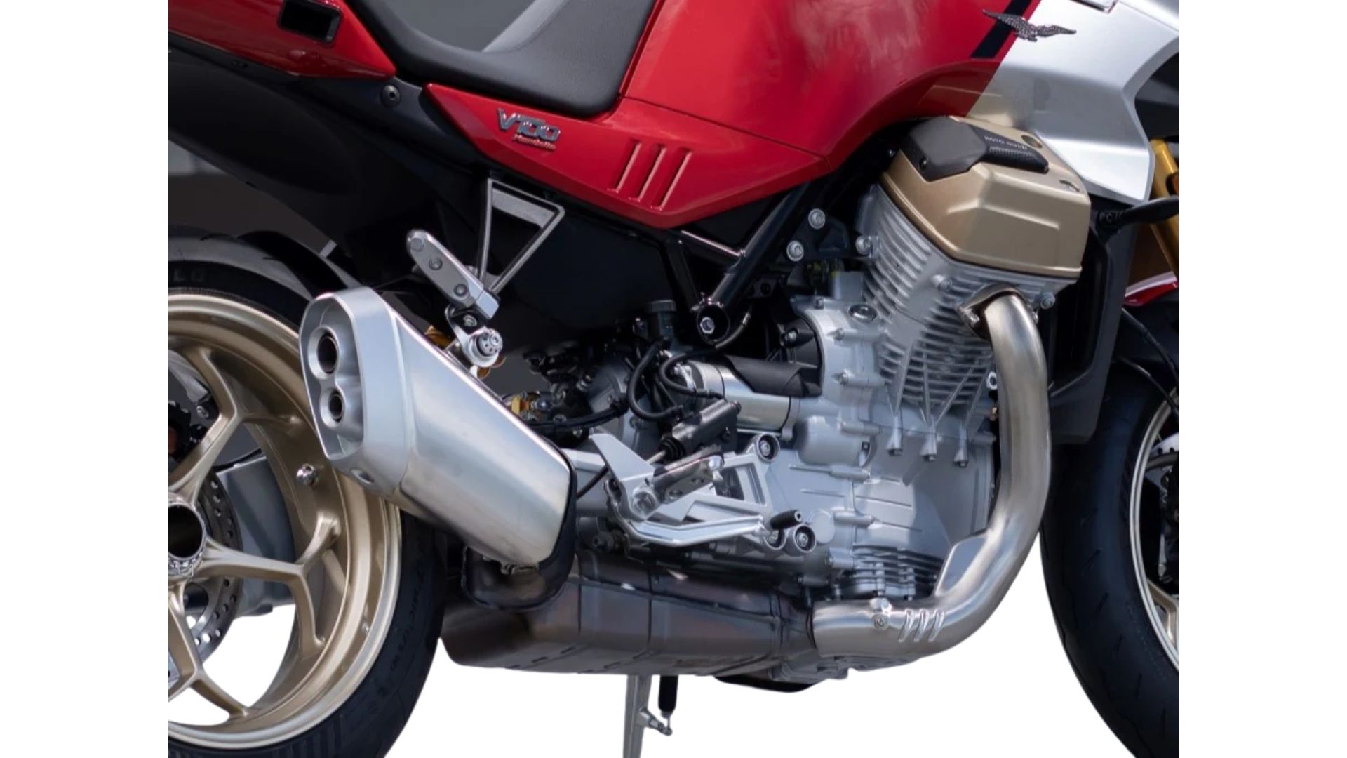 Moto Guzzi V100 Mandello S Öhlins Smart EC 2.0 vzmetenje