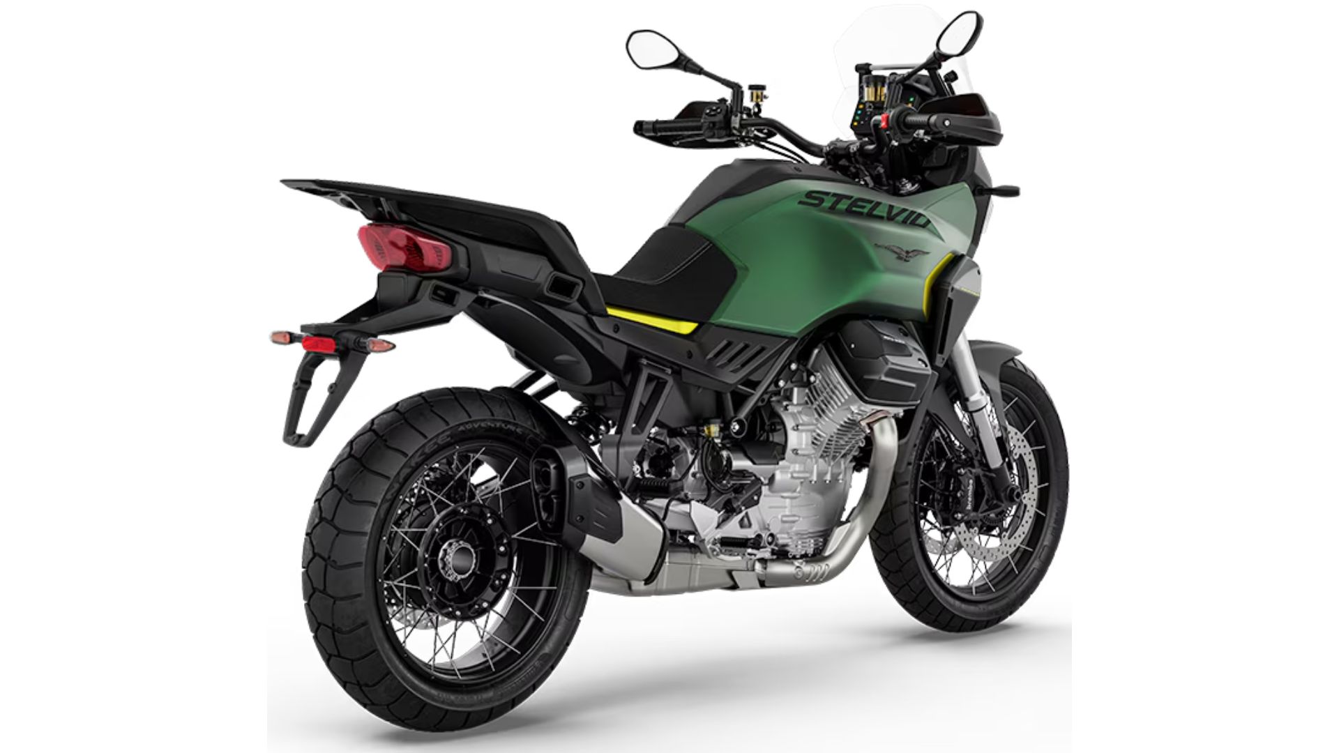 Moto Guzzi Stelvio pogled z zadnjega desnega kota