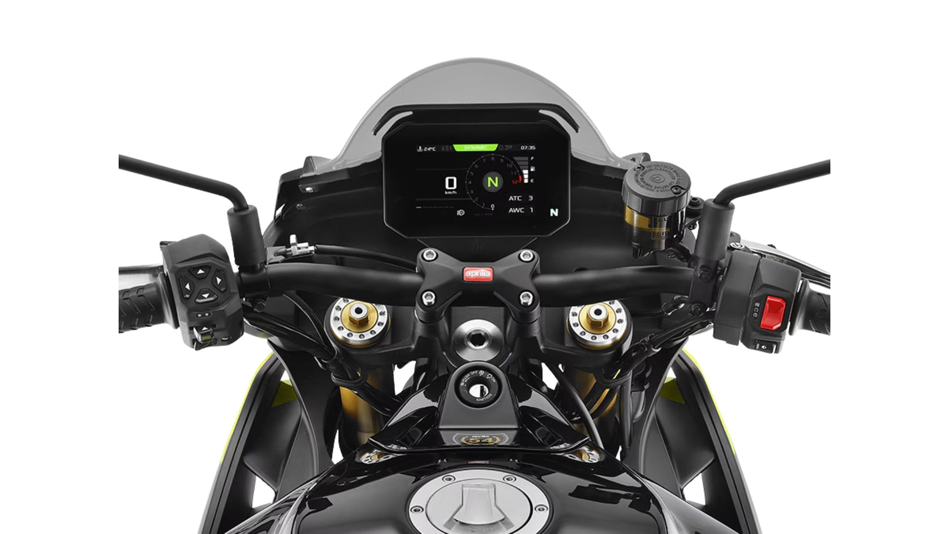 Aprilia Tuono 660 Factory (35 kW) – TFT zaslon i upravljač s naprednom elektronikom APRC