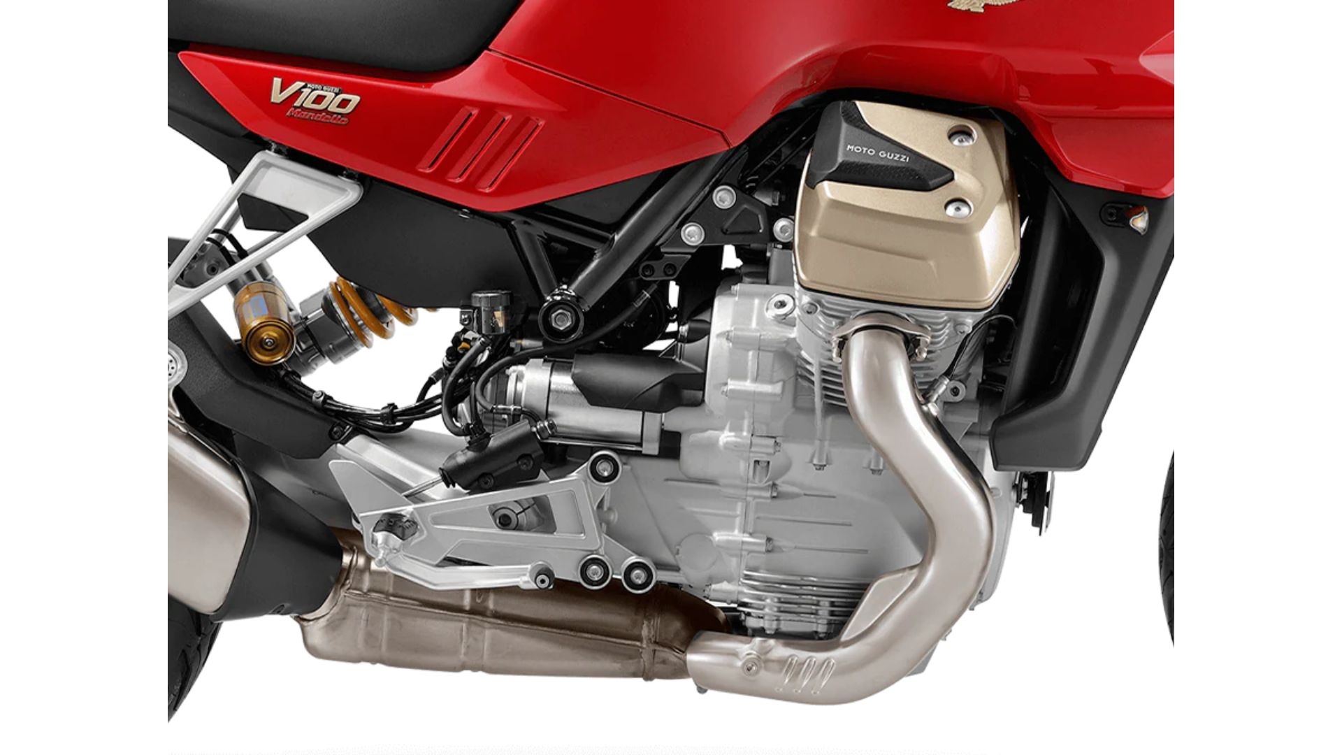 Moto Guzzi V100 Mandello Wind Tunnel TFT zaslon in Moto Guzzi MIA