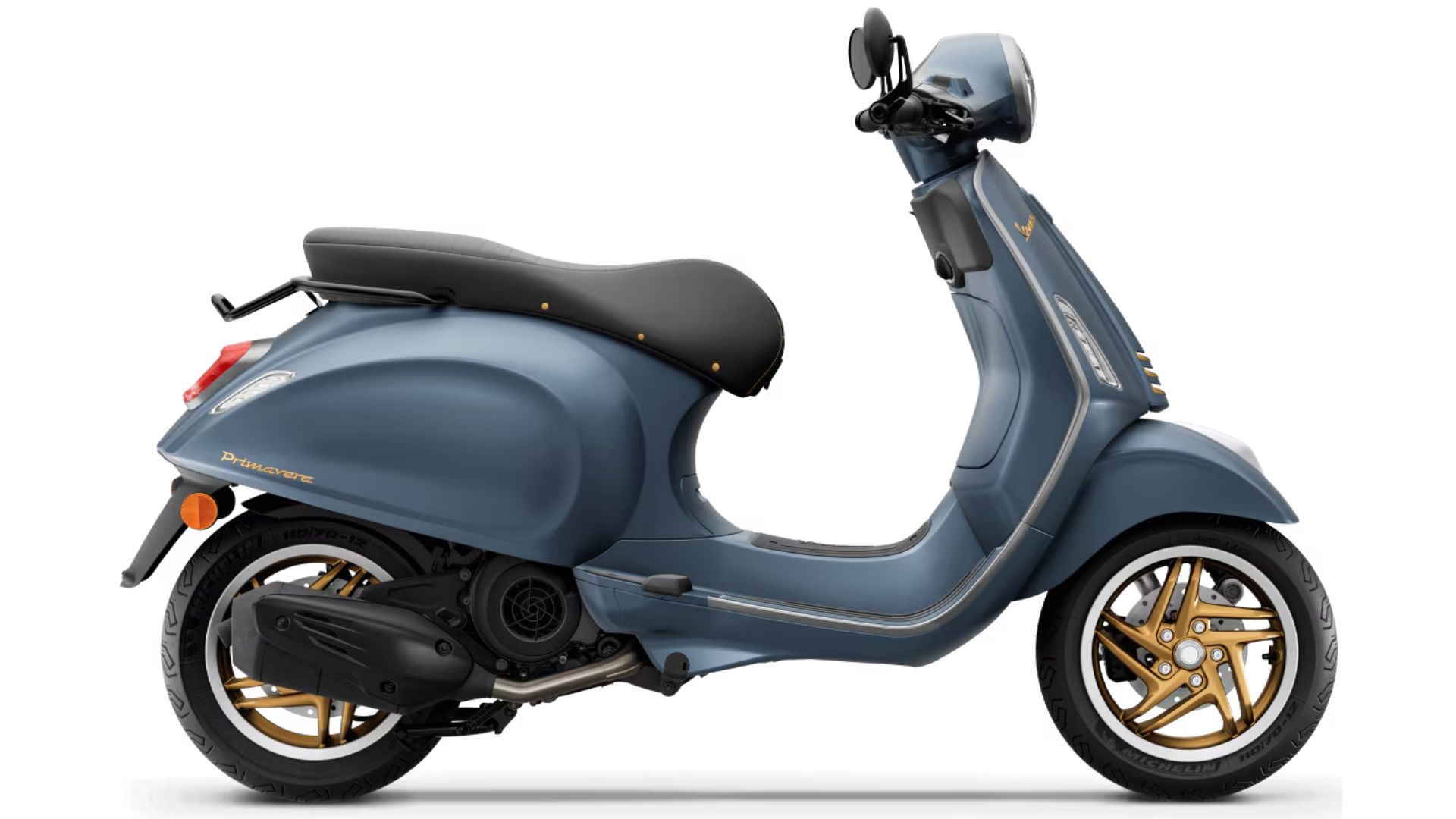 Vespa Primavera Officina 8 150 – pogled z leve strani.