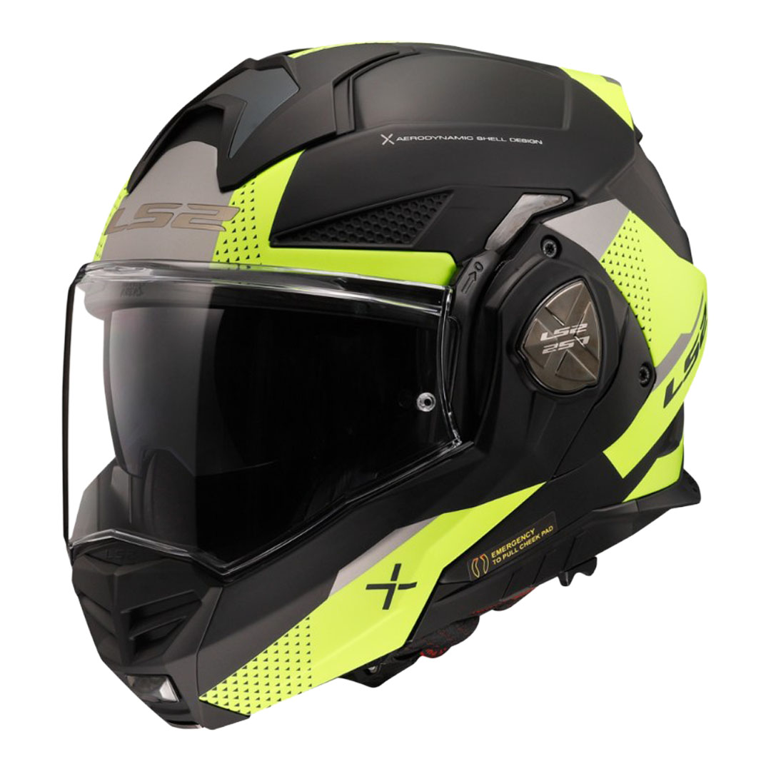 LS2 FF901 Advant X Oblivion preklopna kaciga bočni pogled