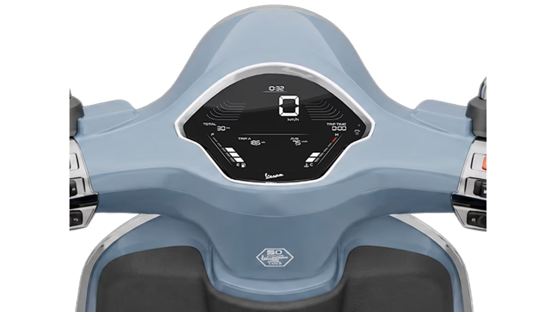 Vespa Primavera Officina 8 50 – pogled od spredaj.