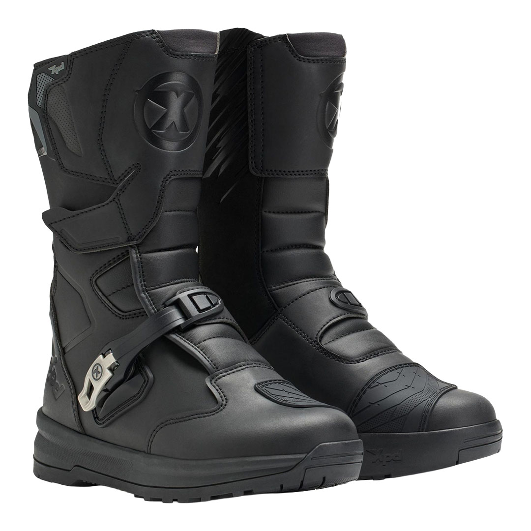 XPD X-ADV Tourmax H2Out motociklističke čizme – bočni pogledXPD X-ADV Tourmax H2Out motociklističke čizme – prednji pogled