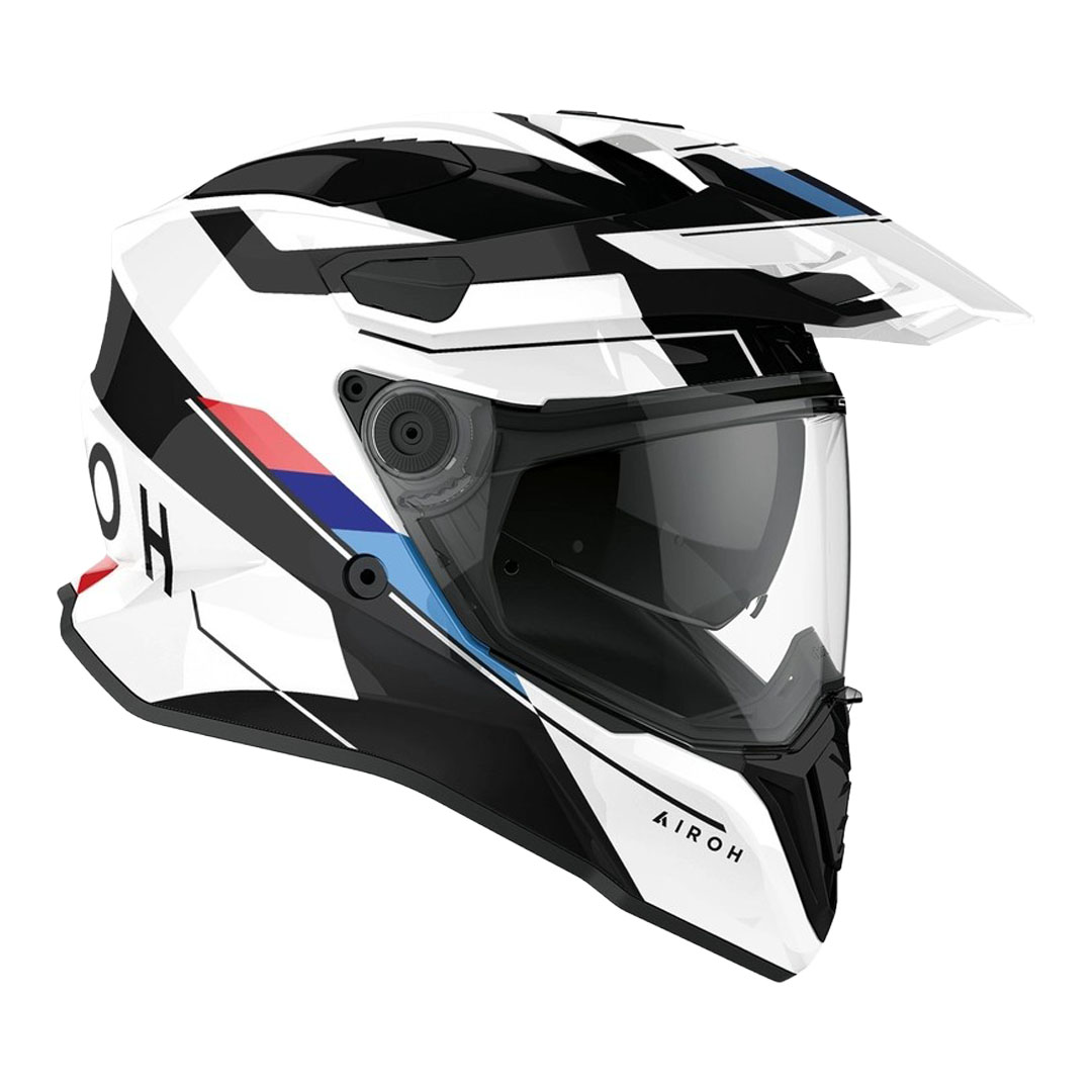 Enduro čelada Airoh Commander Skill z zunanjim ščitnikom