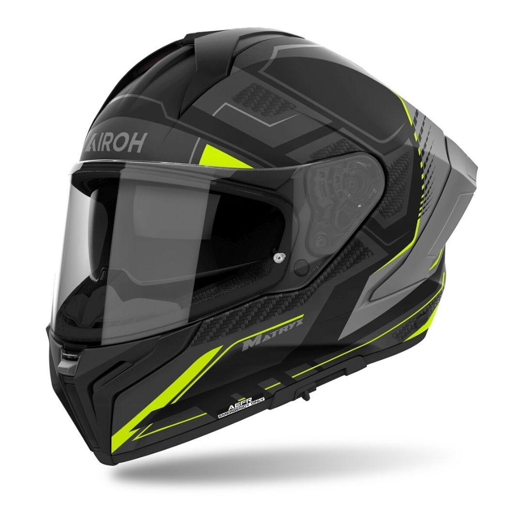 Integralna motociklistička kaciga Airoh Matryx Rocket FLUO