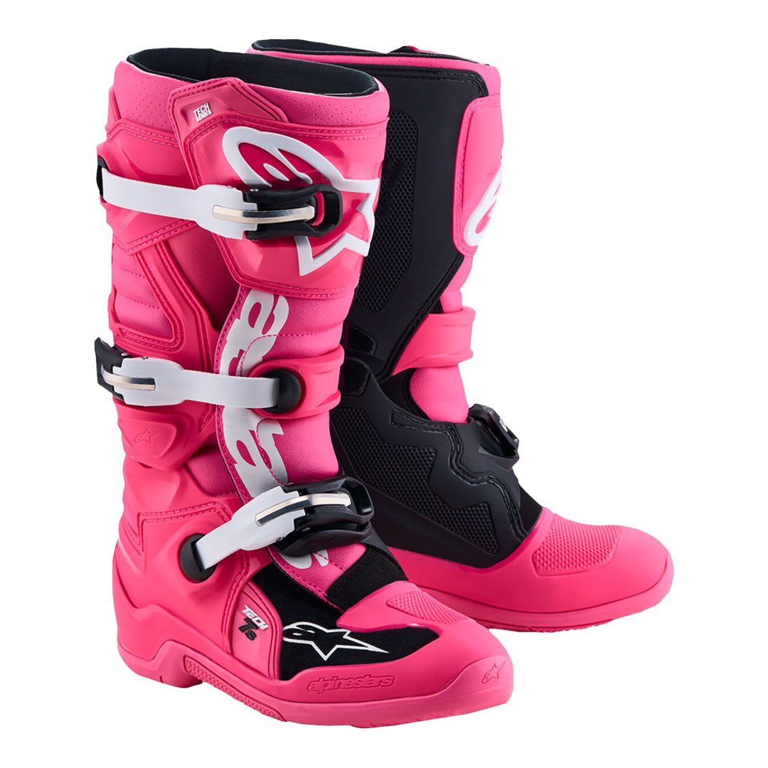 Podplat rožnatega otroškega kros škornja Alpinestars Tech 7S