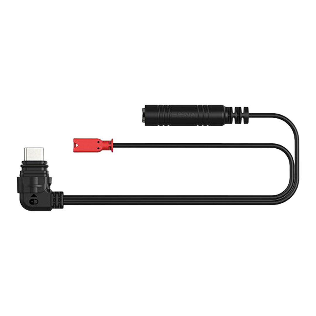 USB-C adapter za ušesne slušalke s priključnima kabloma za komunikacijski sistem Sena 60S