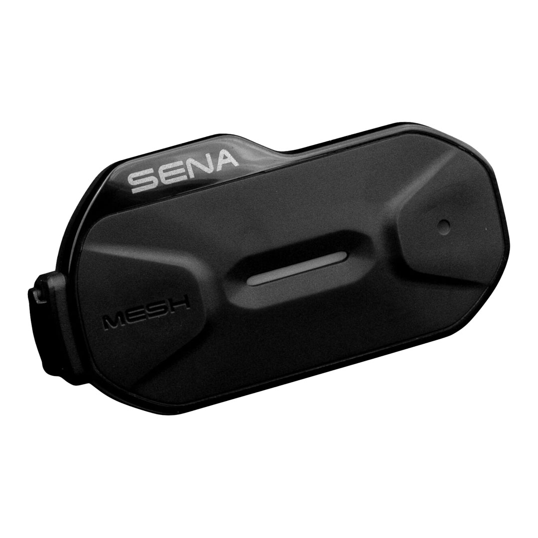 Črn adapter Sena MeshON za Mesh Intercom, pogled od spredaj