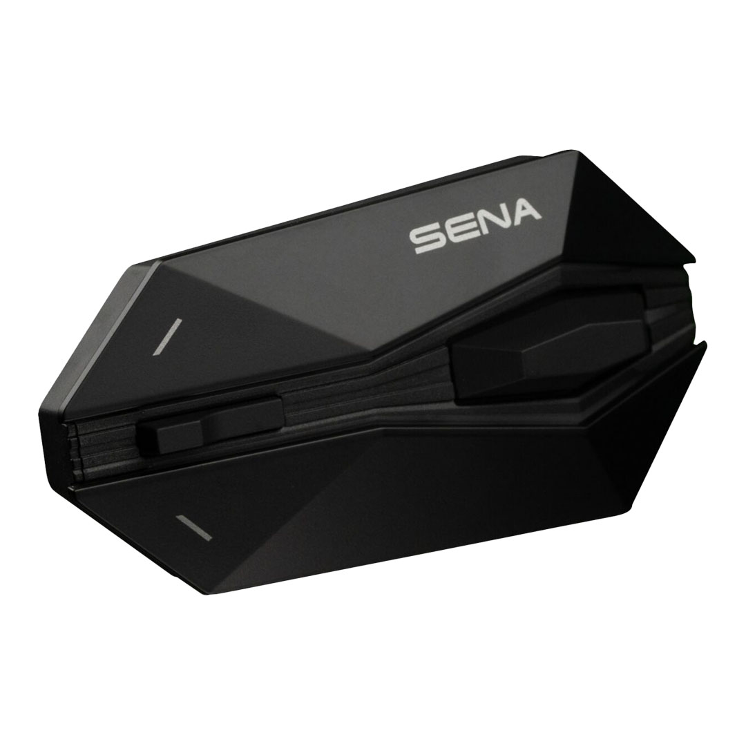 Črna komunikacijska enota Sena 60X Sound by Bose, pogled s strani