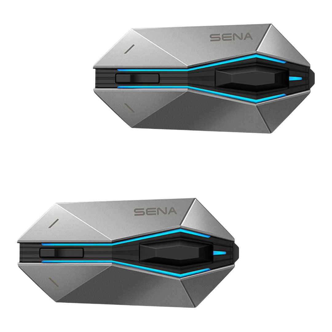 Črna komunikacijska enota Sena 60X Sound by Bose, pogled pod kotom