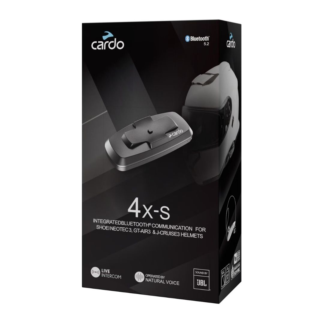 Cardo 4X-S komunikacijski sistem za čelade Shoei Gen 3
