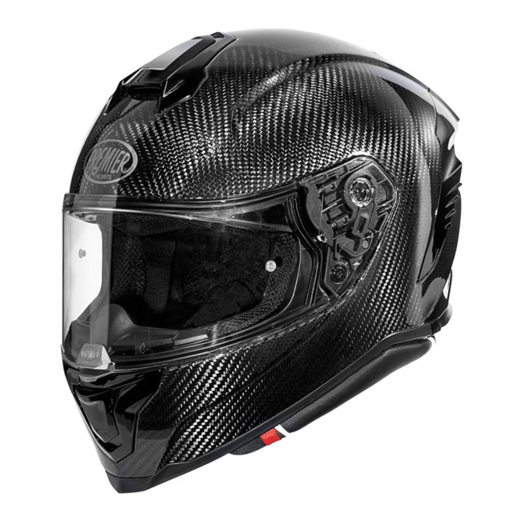Premier Hyper Carbon integralna motoristična čelada sprednji pogled