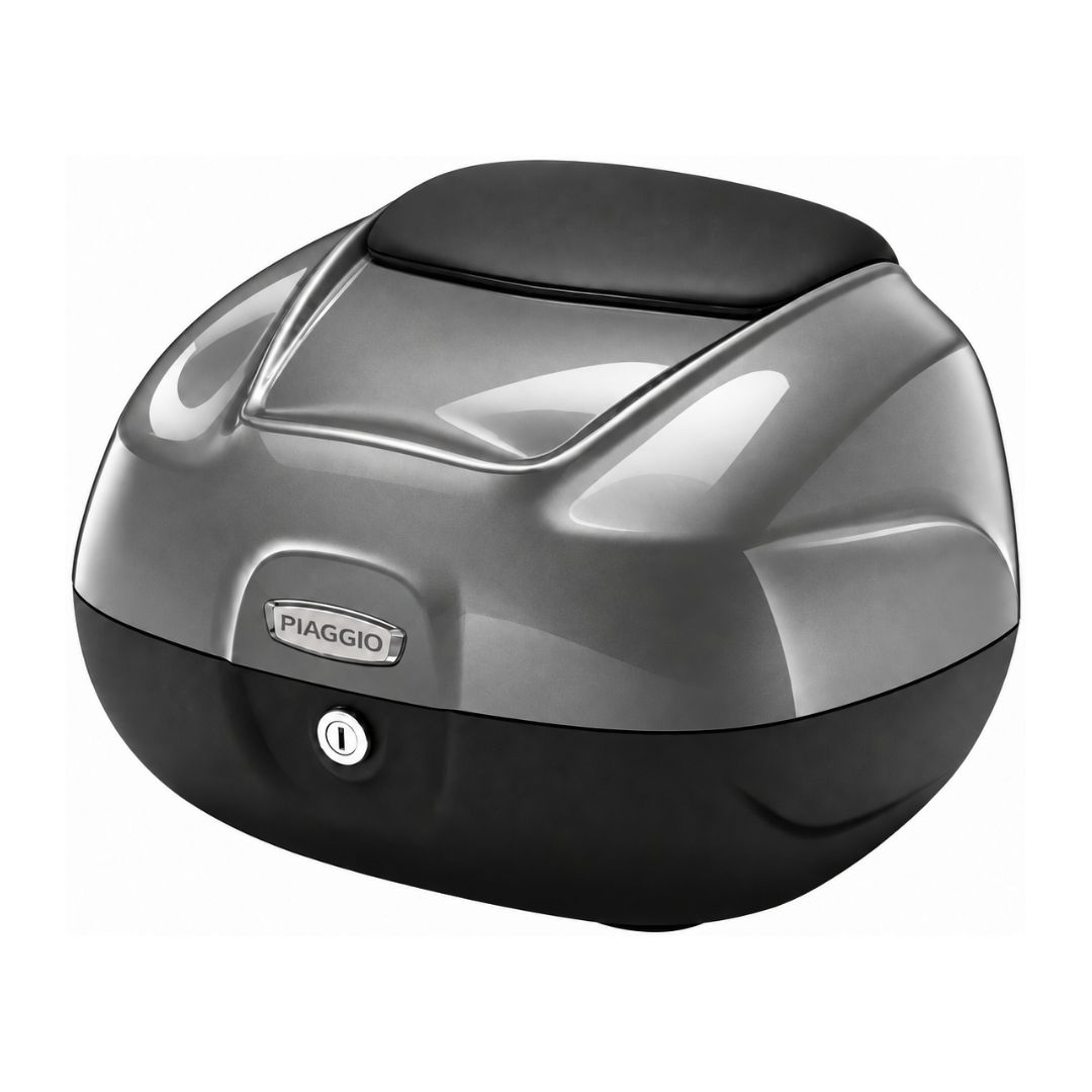Kovček 37 L za Piaggio MP3 v sivi barvi Titanium Grey