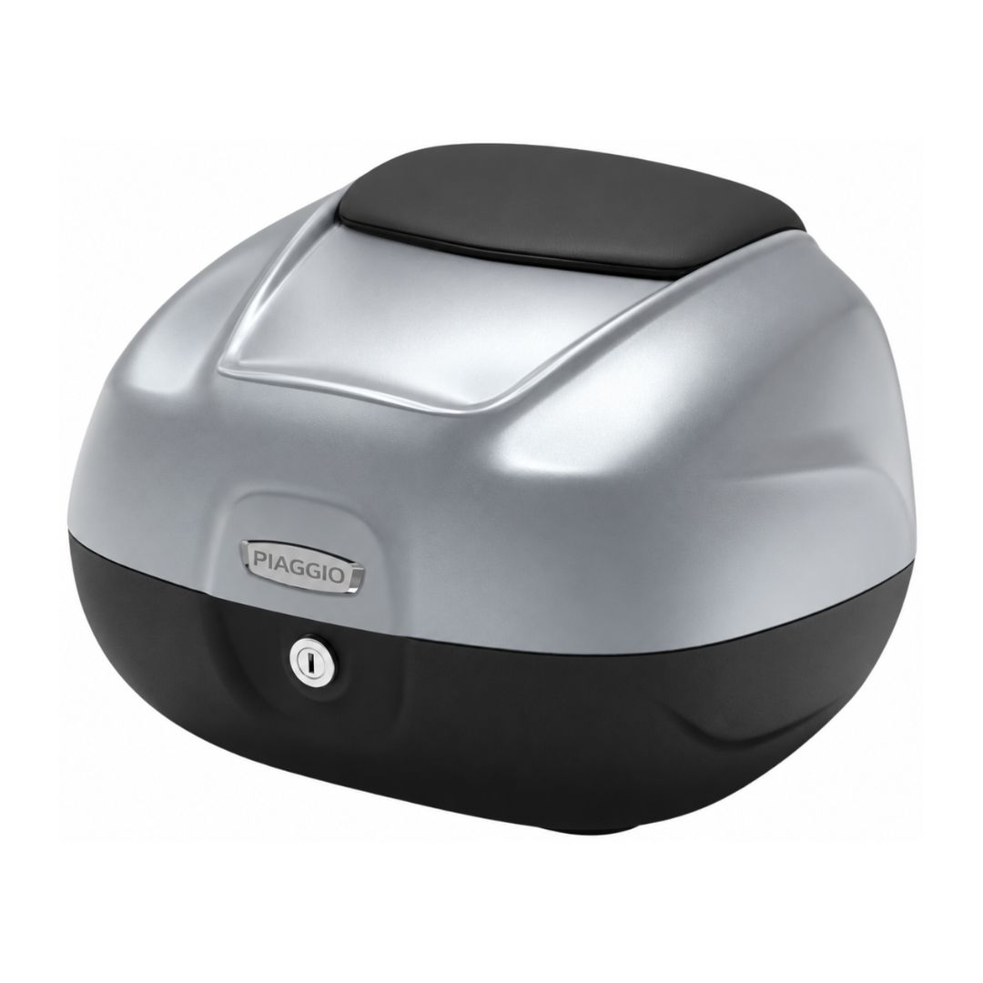 Zadnji kovček 37 L za Piaggio MP3 v sivi barvi