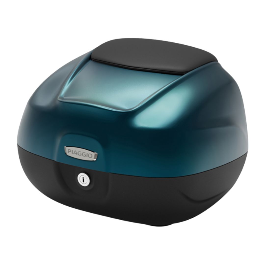 Zadnji kovček 37 L za Piaggio MP3 v mat modri barvi