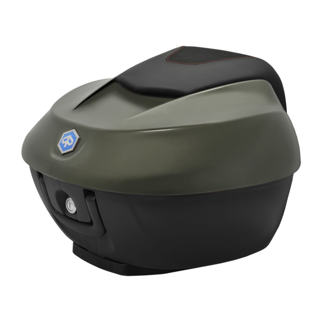 Kovček 36 L za Piaggio Beverly v zeleni barvi Jungle Green