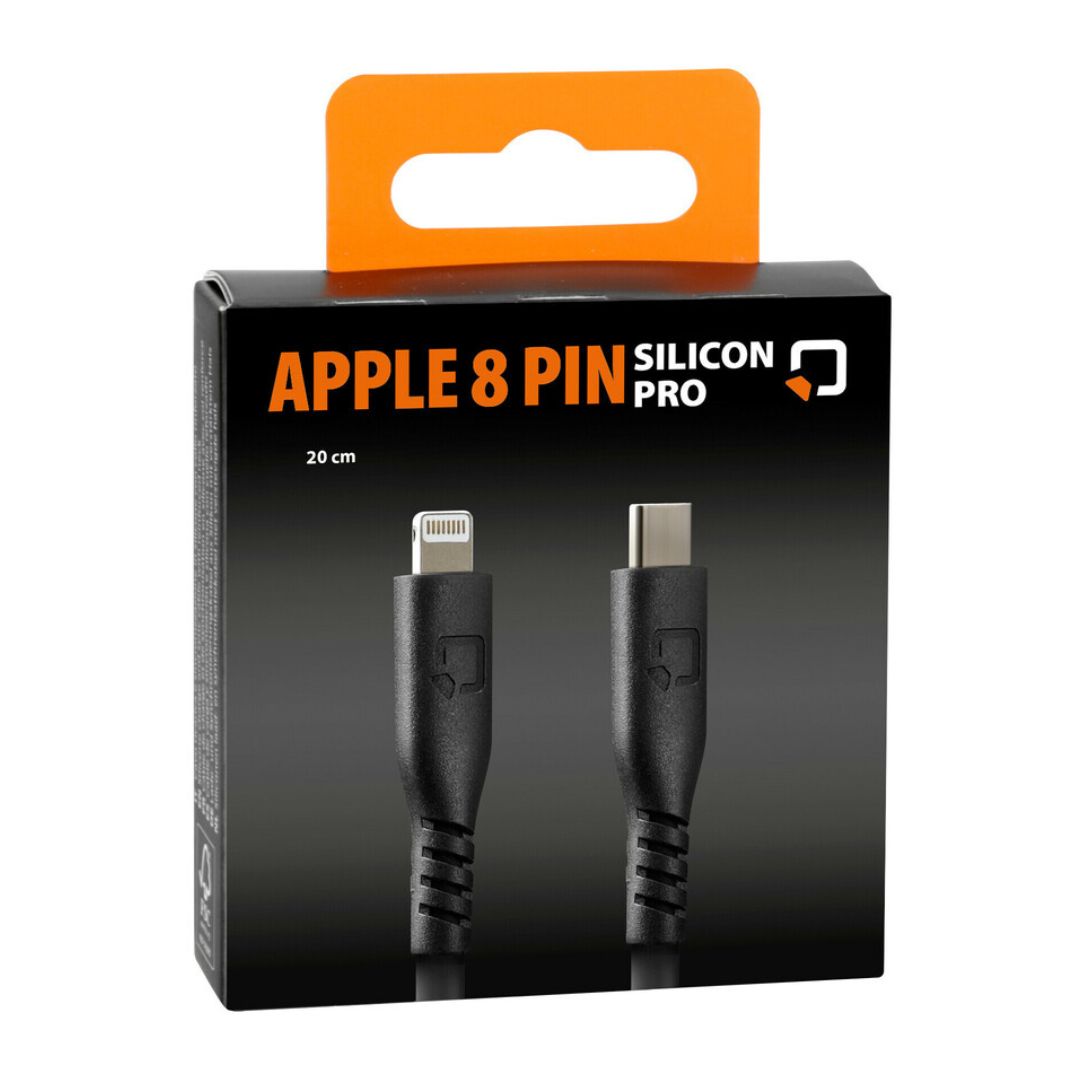 Črn silikonski polnilni kabel Optiline 91783