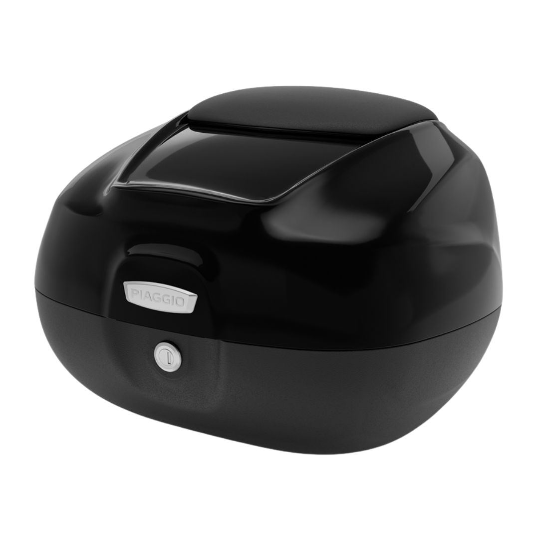 Črn kovček 37 L za Piaggio MedleyKovček Piaggio Black Abyss z barvno oznako ND