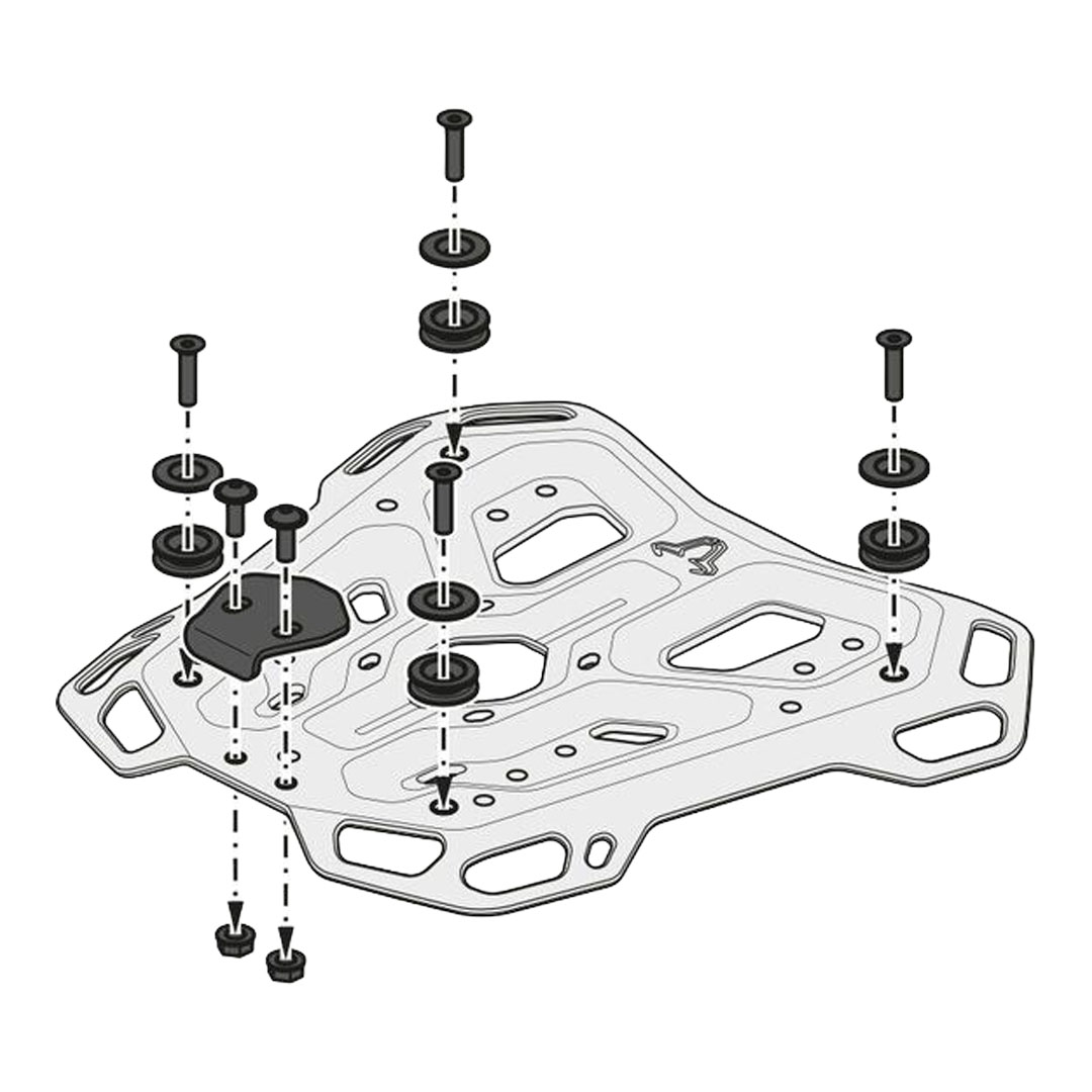 SW-MOTECH ADVENTURE-RACK prtljažnik za Yamaha MT-09