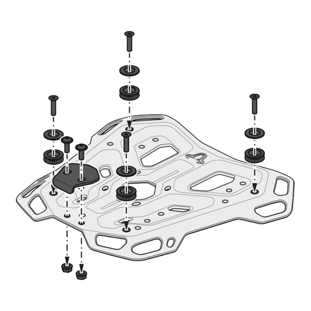 SW-MOTECH ADVENTURE-RACK prtljažnik za CFMOTO 450MT ABS