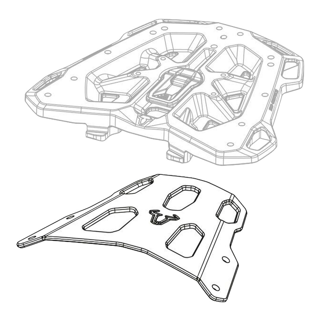 SW-MOTECH STREET-RACK prtljažnik za Yamaha MT-07