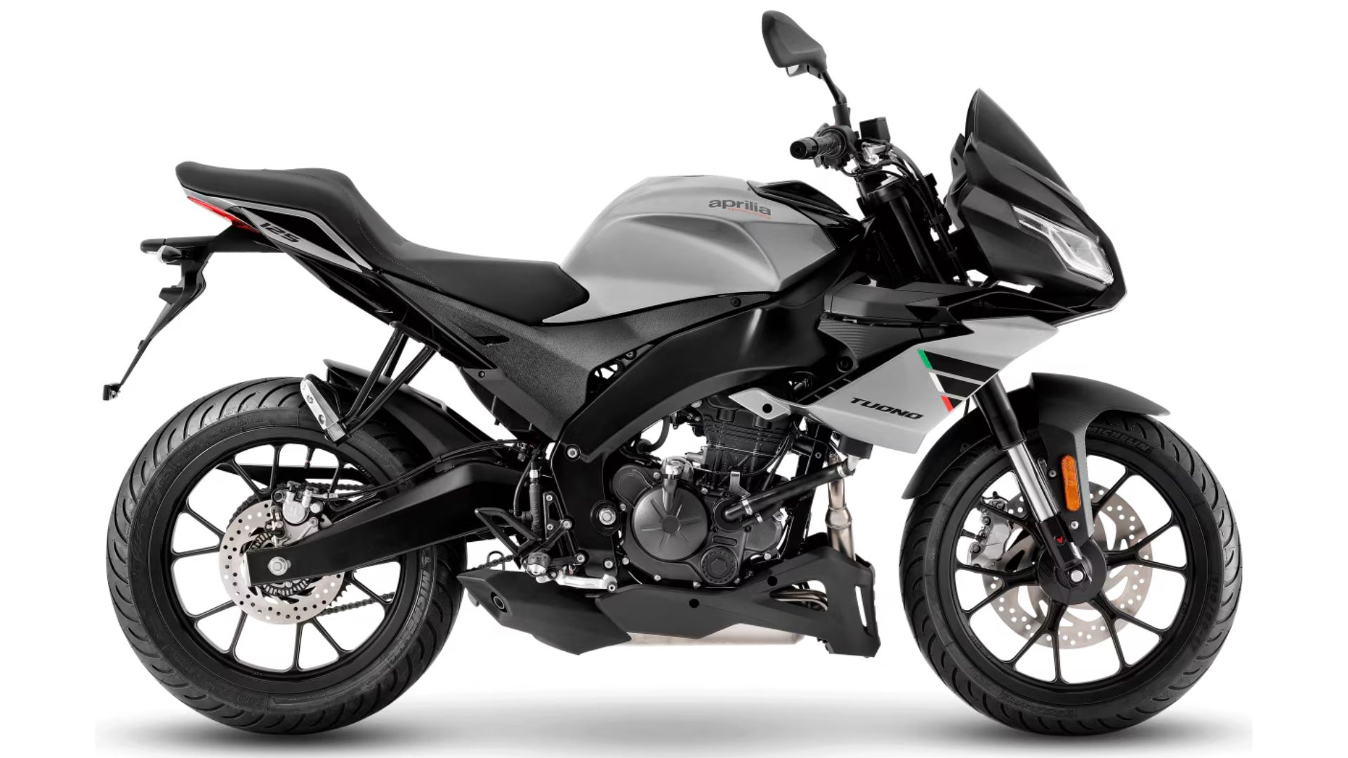 Pogled s strani: Aprilia Tuono 125 Euro 5 – pogled s strani