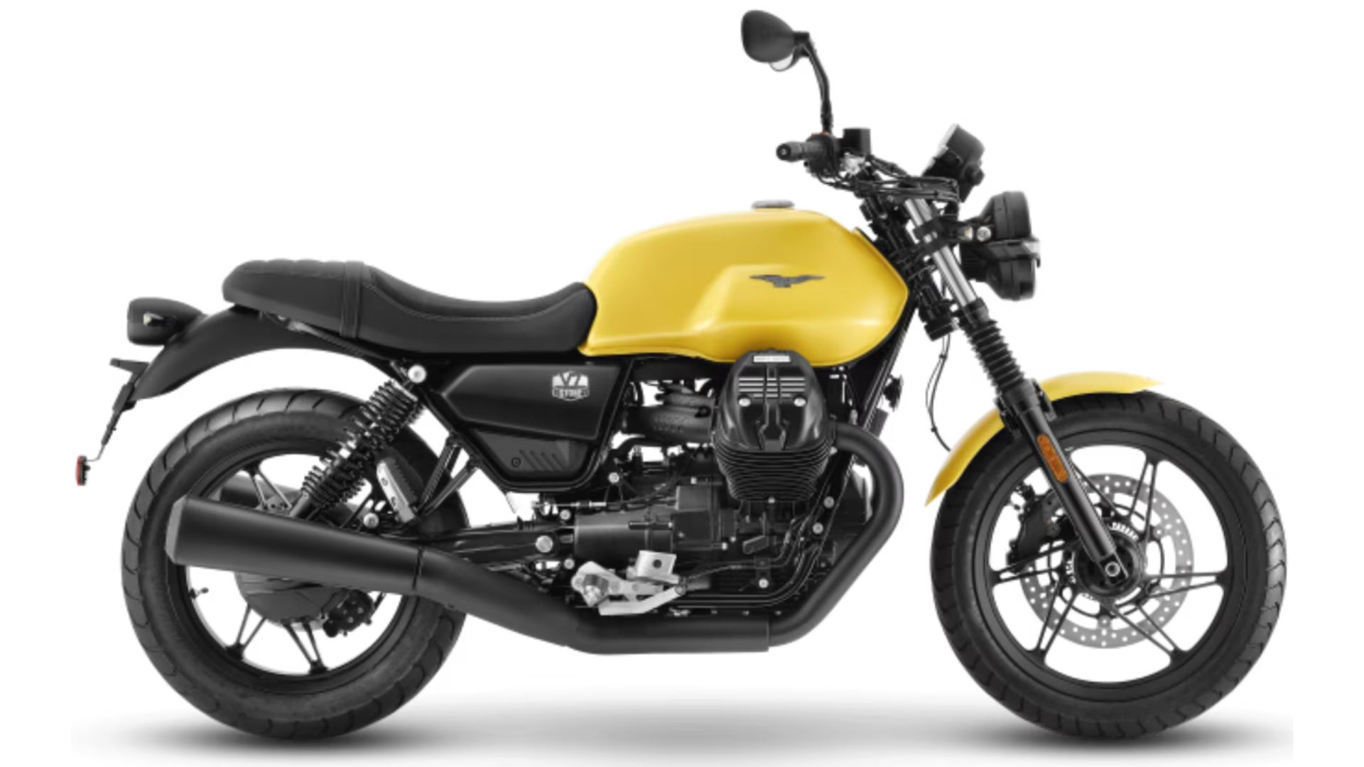 Pogled s strani: Moto Guzzi V7 Stone – pogled s strani