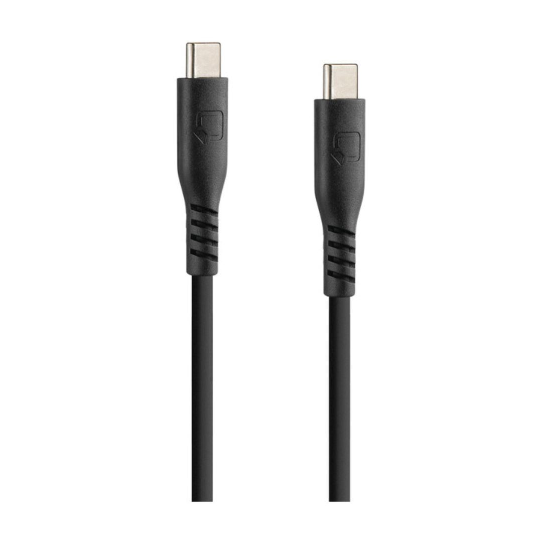 Silikonski kabel Optiline USB-C–USB-C dolžine 20 cm