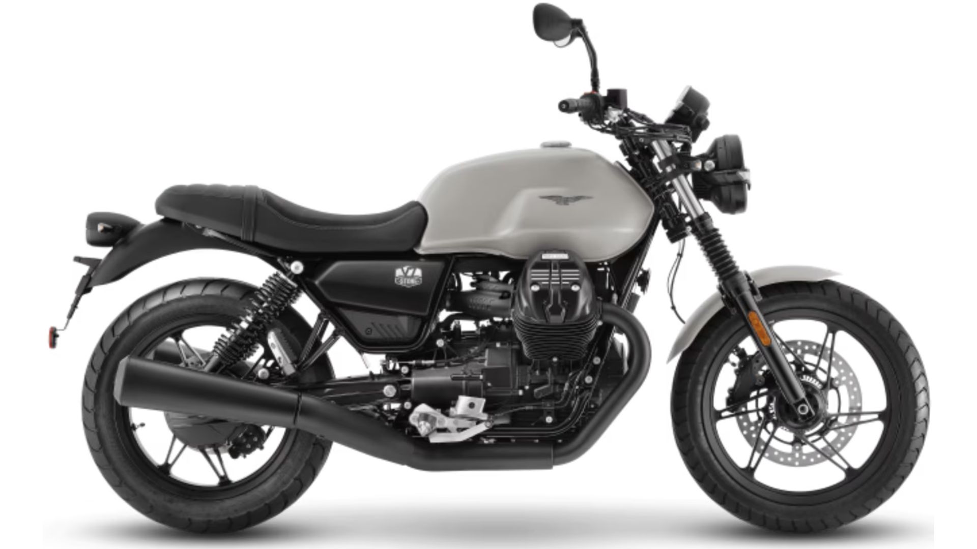 Pogled s strani: Moto Guzzi V7 Stone – pogled s strani