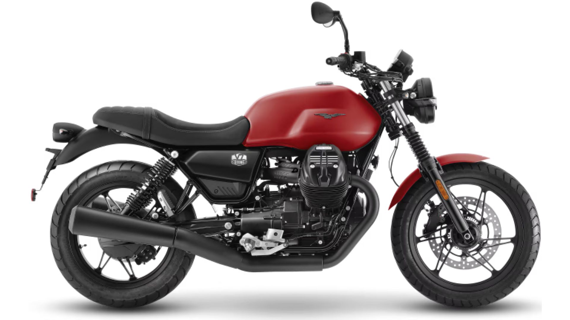 Pogled s strani: Moto Guzzi V7 Stone – pogled s strani