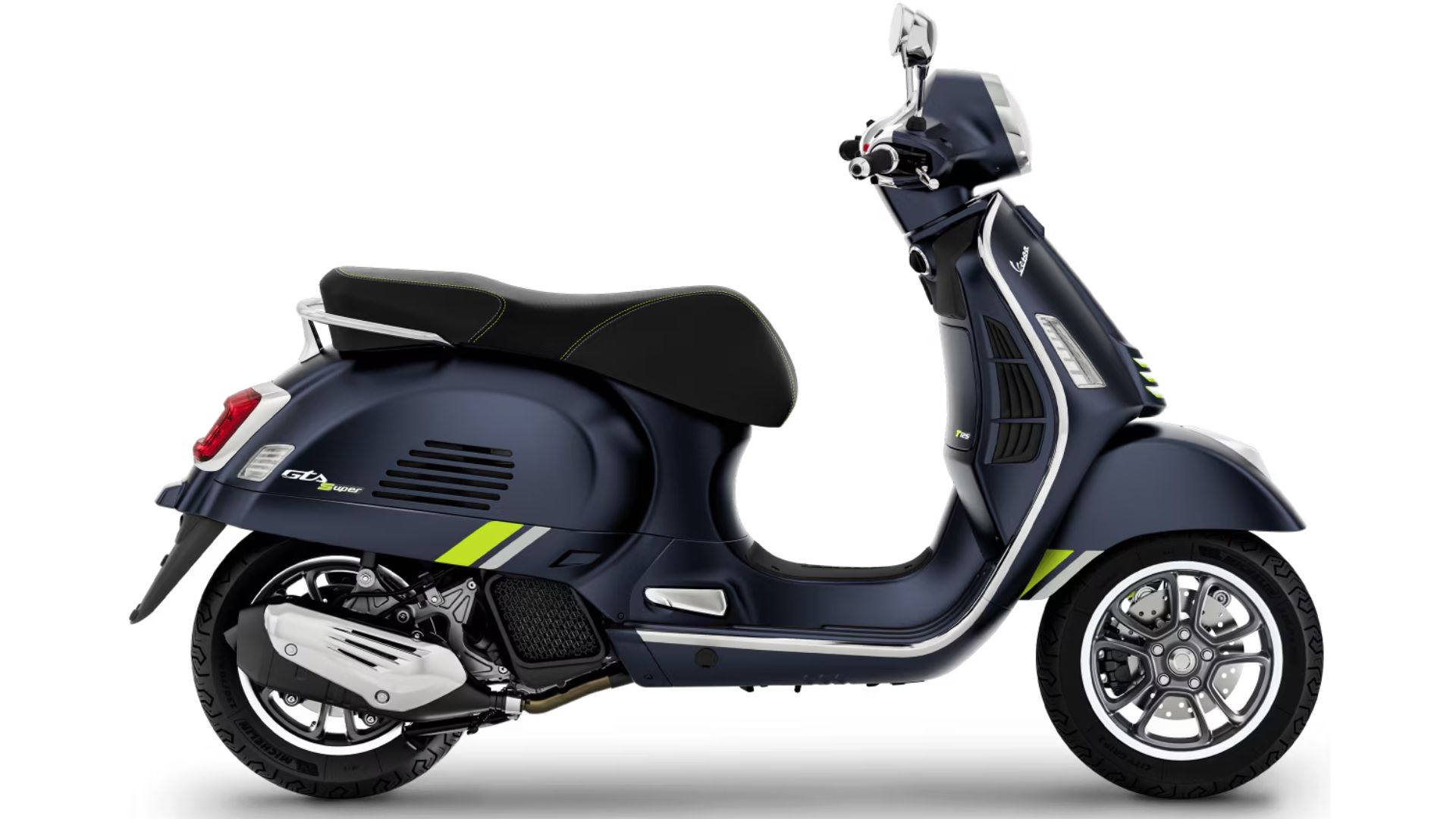 Pogled s strani: Vespa SuperTech 125 Euro 5 – pogled s strani