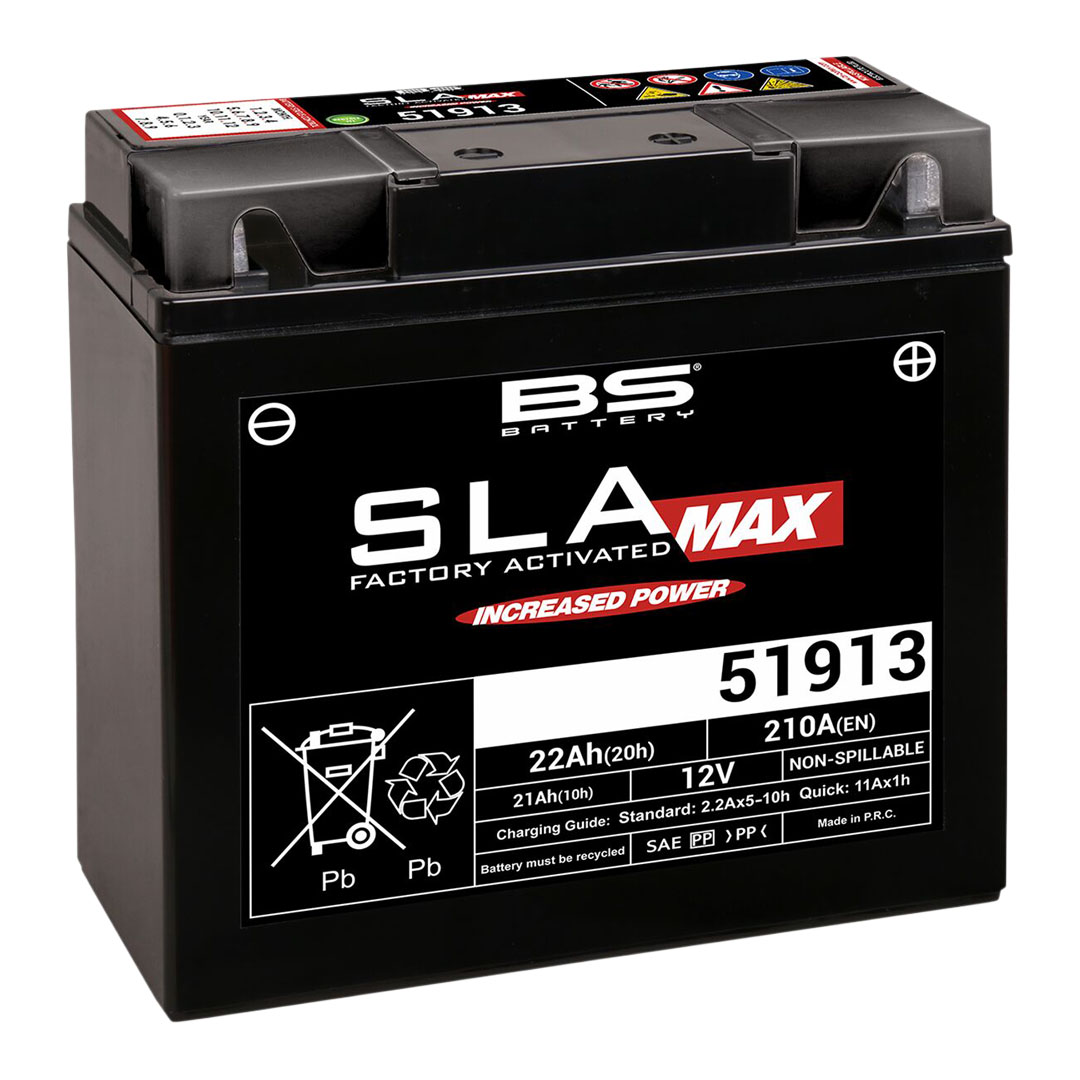 BS Battery 51913 SLA-MAX AGM akumulator 12 V 22 Ah