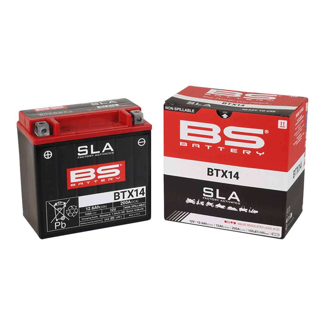 BS Battery BTX14 SLA AGM akumulator 12 V 12,6 Ah
