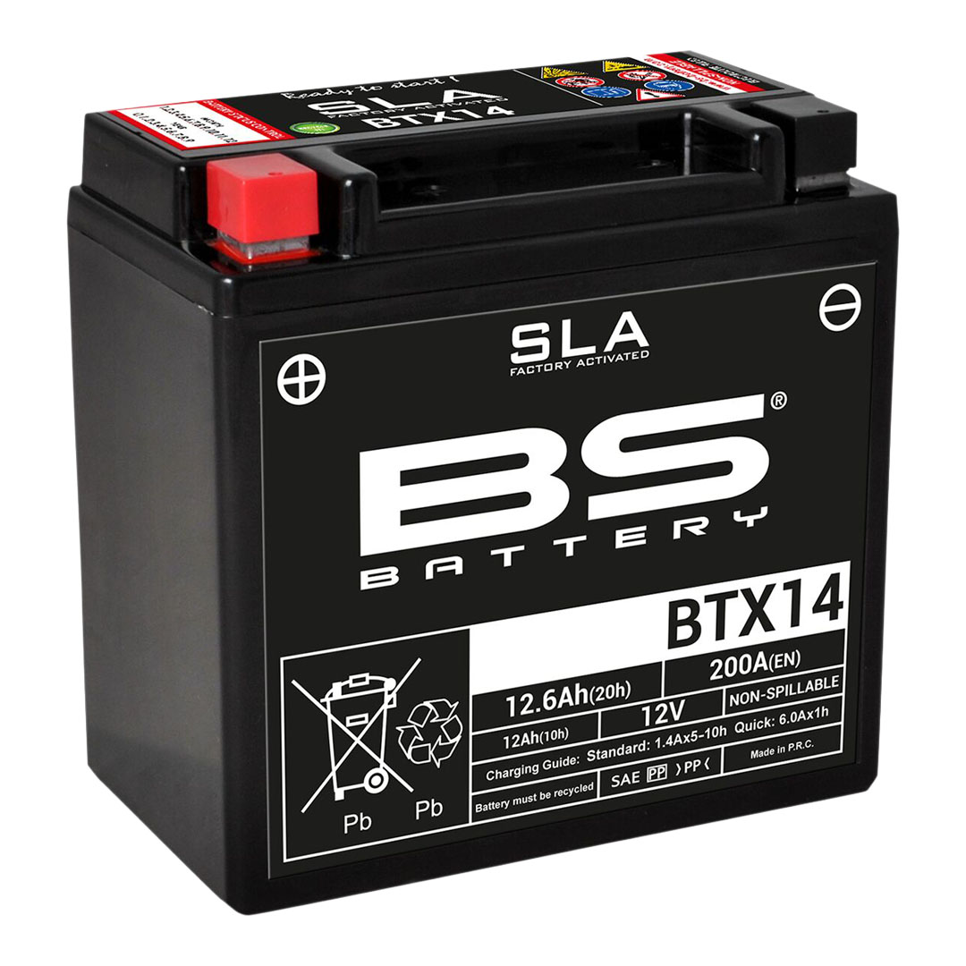 BS Battery BTX14 SLA AGM akumulator 12 V 12,6 Ah