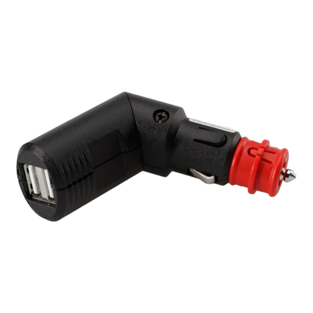 SW-MOTECH dvojna USB-A polnilna vtičnica z univerzalnim vtikačem