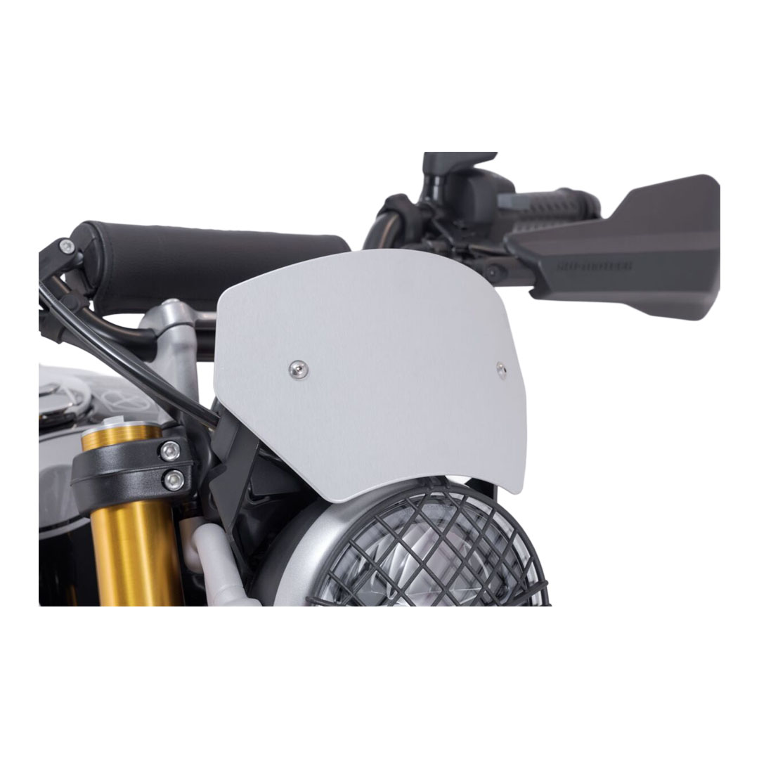 SW-MOTECH srebrn aluminijast vetrobran za Triumph Scrambler 400 X ABS