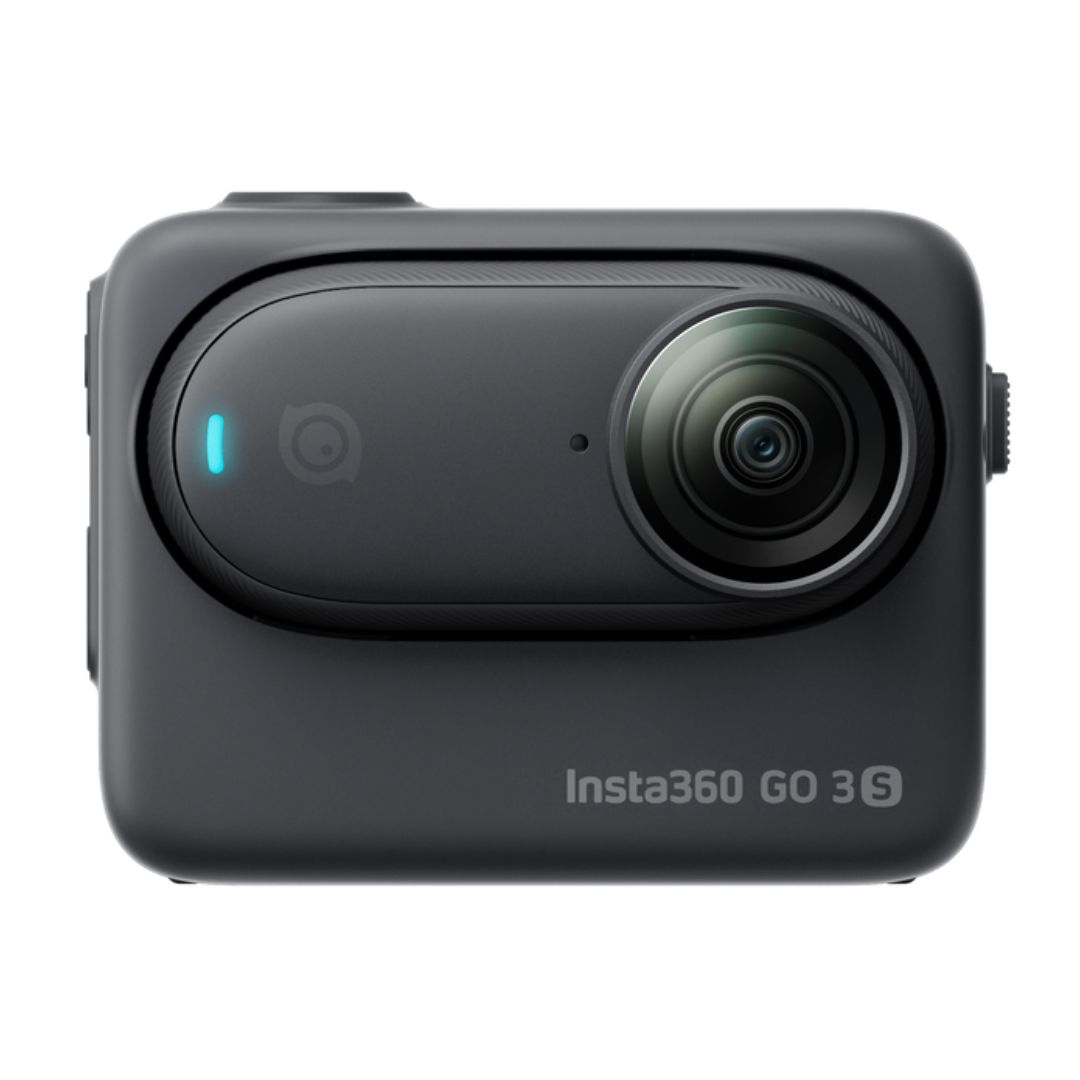 Črna kompaktna kamera Insta360 GO 3S