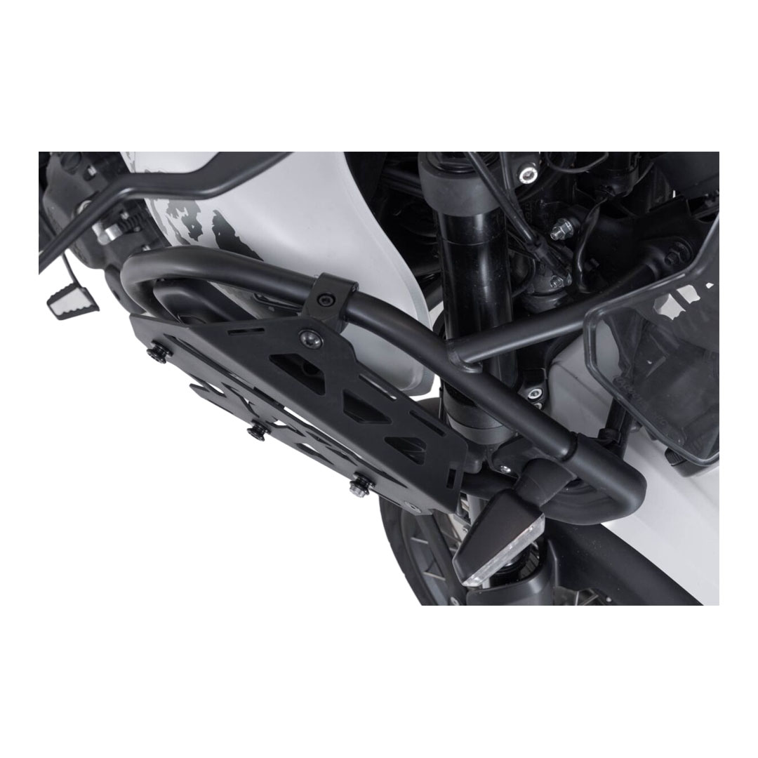 SW-MOTECH SLC desni stranski nosilec za Royal Enfield Himalayan 450 z originalnim zaščitnim okvirjem