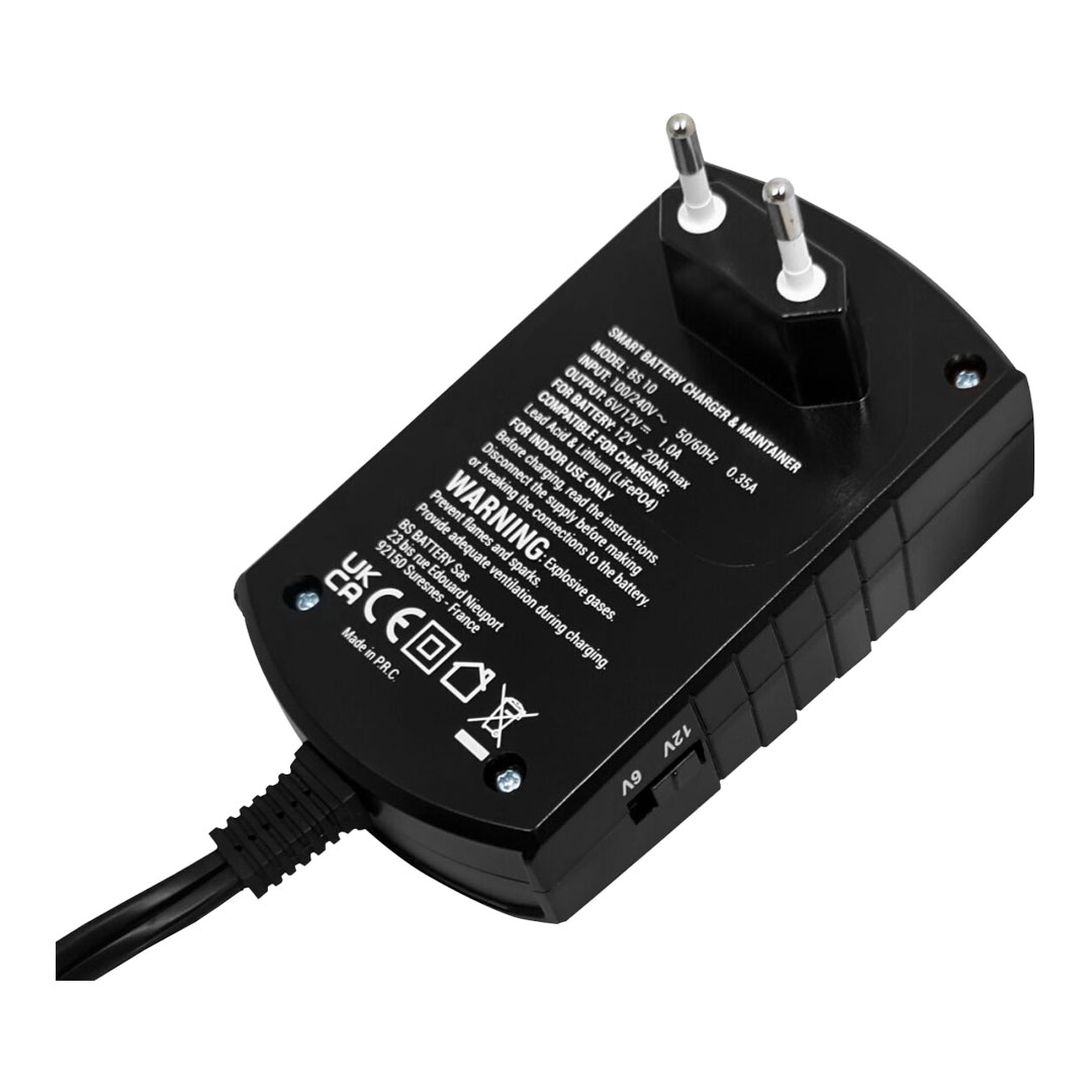 BS Battery BS10 6 V/12 V 1 A pametni punjač i održivač akumulatora