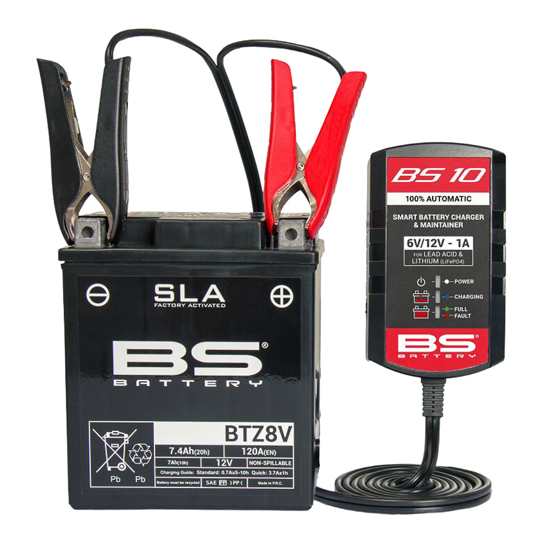 BS Battery BS10 6 V/12 V 1 A pametni punjač akumulatora UK