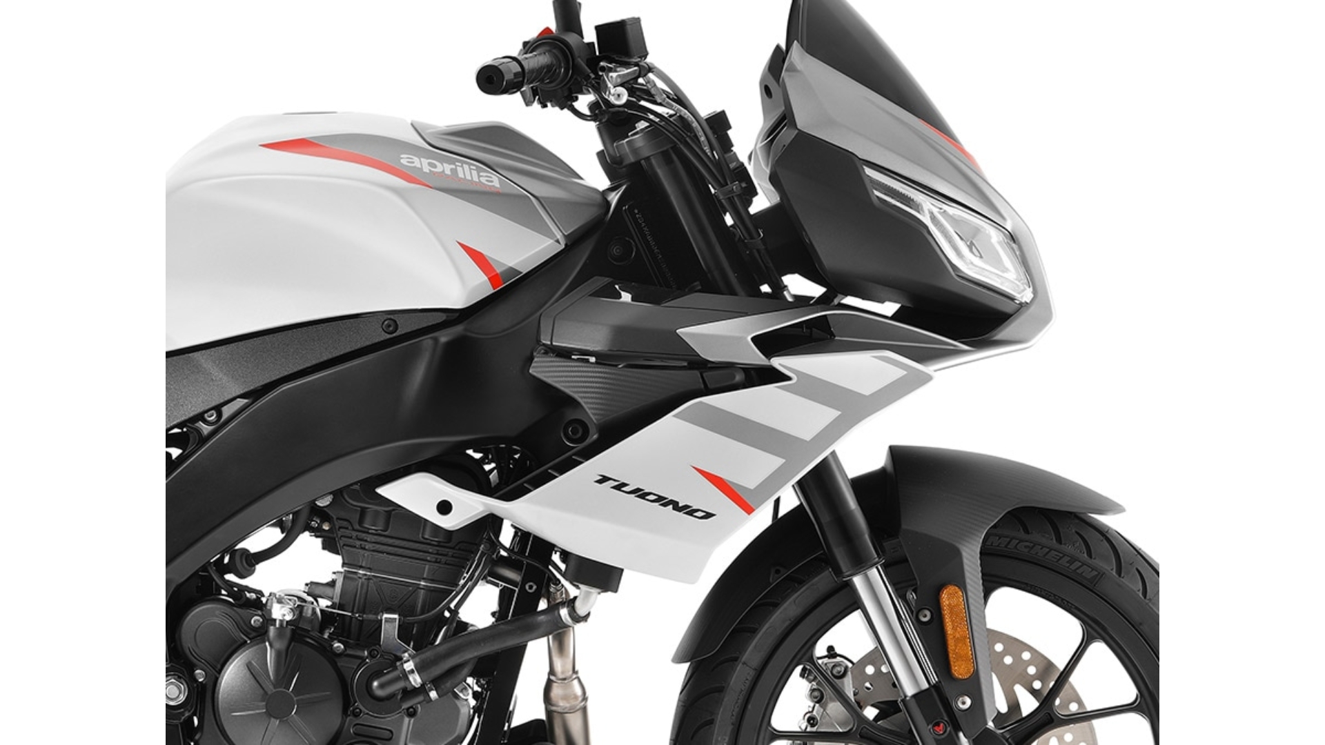 Pogled od zadaj: Aprilia Tuono 125 Euro 5 – pogled od zadaj