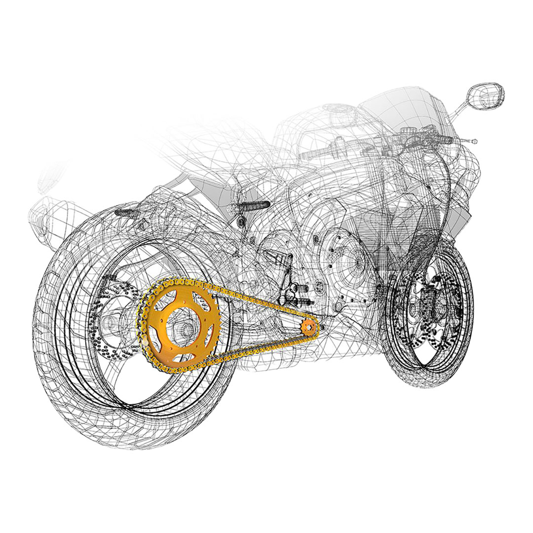 Regina 525 ZRP verižni komplet - Ducati MONSTER 1100 S 2009-2013