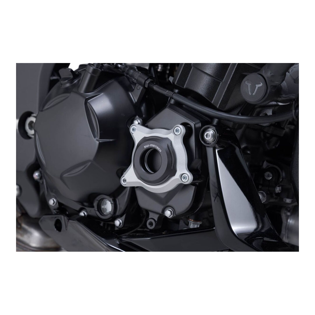 SW-Motech zaščita ohišja motorja črna / srebrna