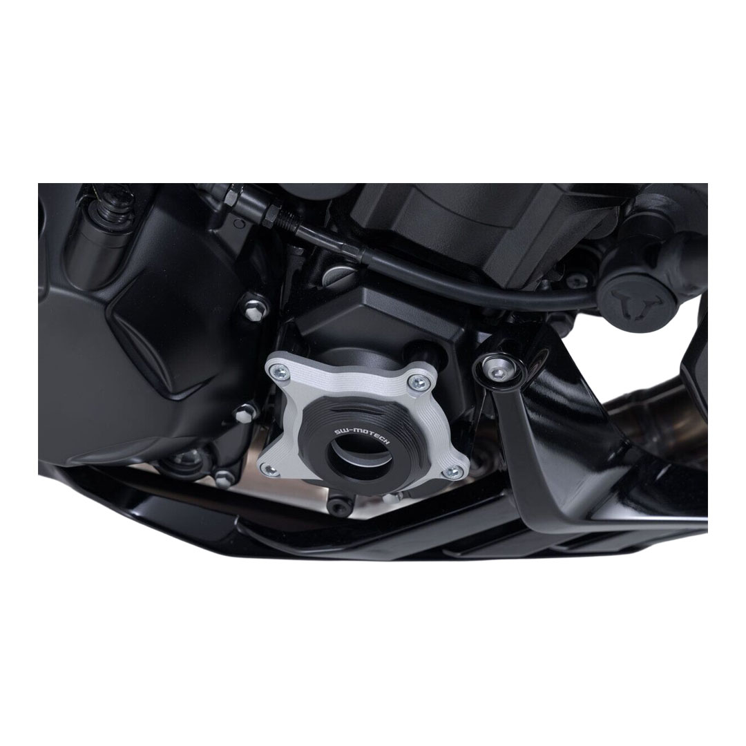 SW-Motech zaščita ohišja motorja črna / srebrna