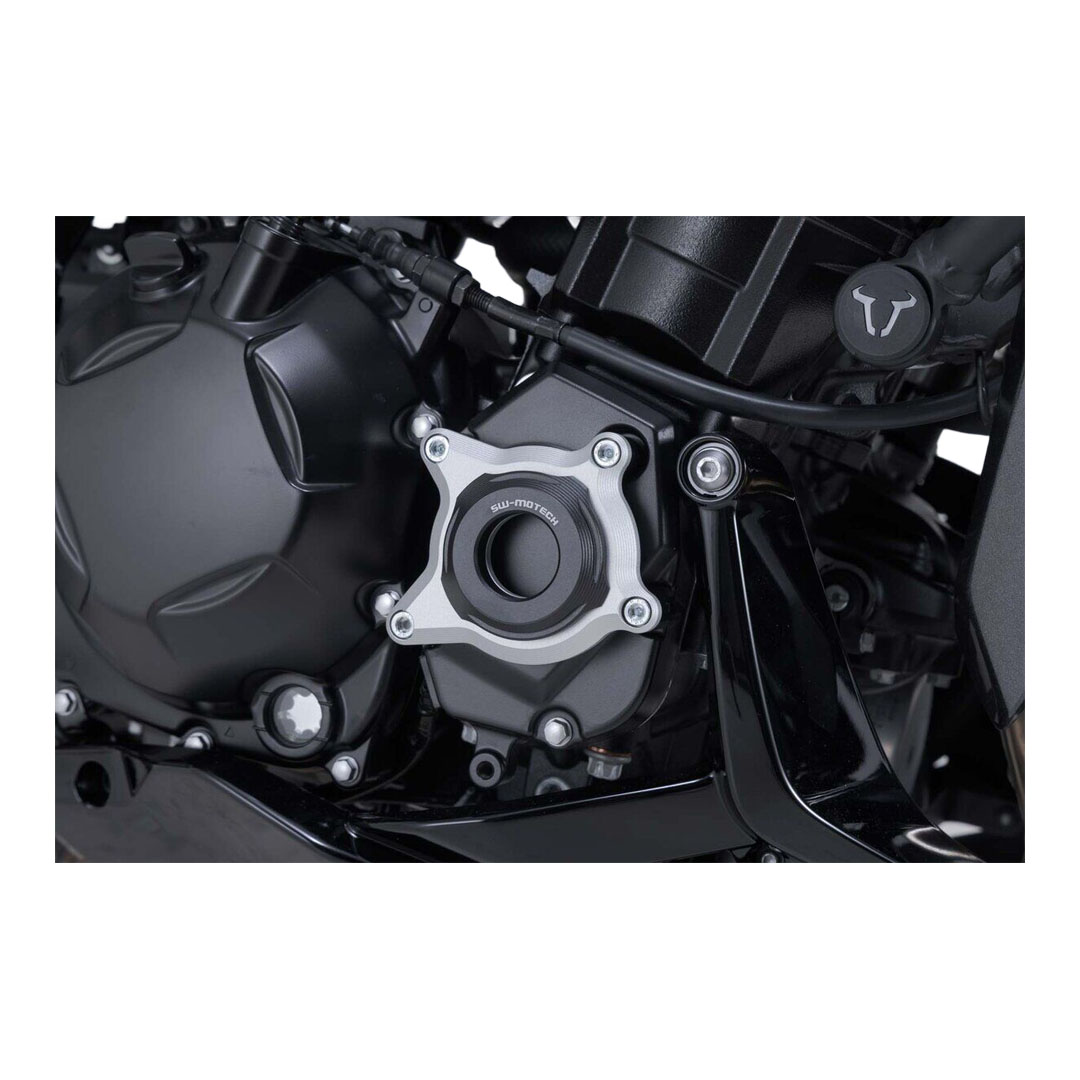 SW-Motech zaščita ohišja motorja črna / srebrna